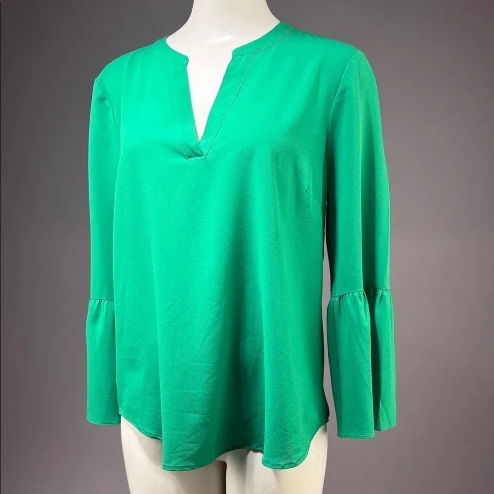 J. Crew Vibrant Green Blouse (rack15)